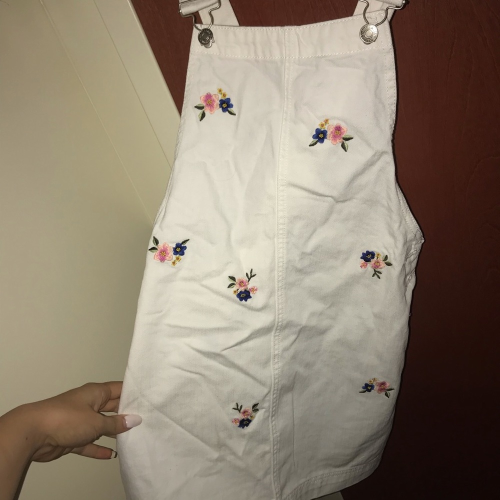 Floral overall dress